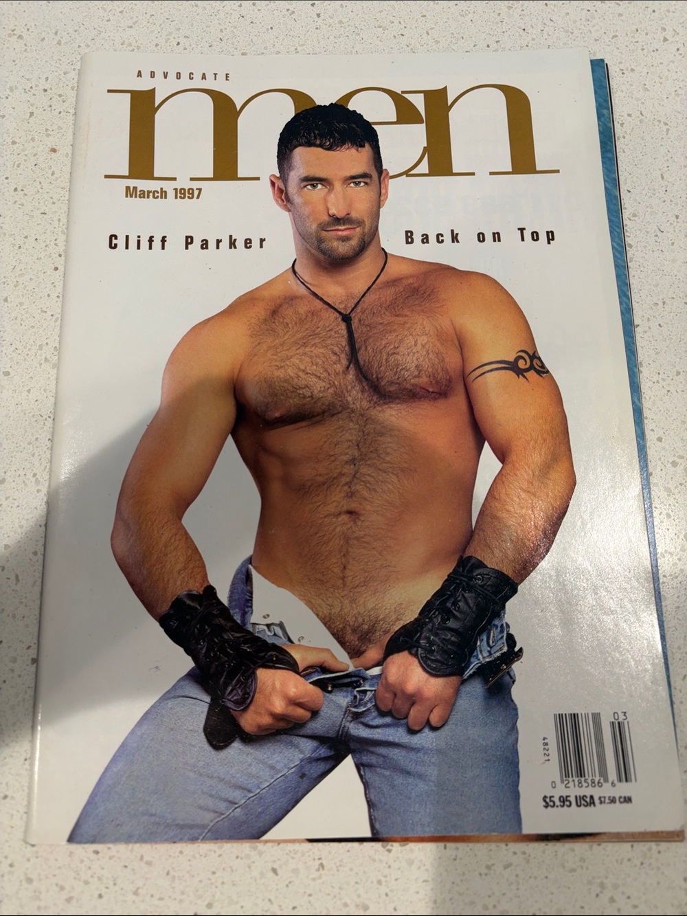 Vintage Men Magazine -Advocate March 1997
